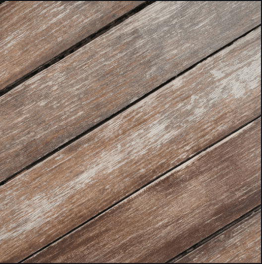 Grey or Faded Deck Appearance